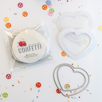 This Calls For Confetti Shaker Pouch Heart Starter Kit
