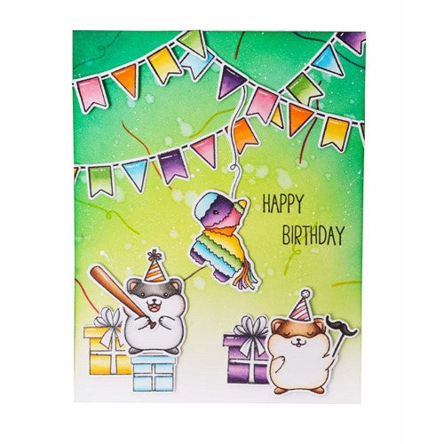 Studio Light Tea Party Sweet Stories Stamp and Die Set slssscd56 birthday