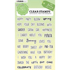 Studio Light Quotes Small Some Bunny Sweet Stories Clear Stamps slssstamp419
