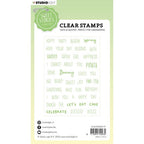 Studio Light Quotes Small Some Bunny Sweet Stories Clear Stamps slssstamp419 detail