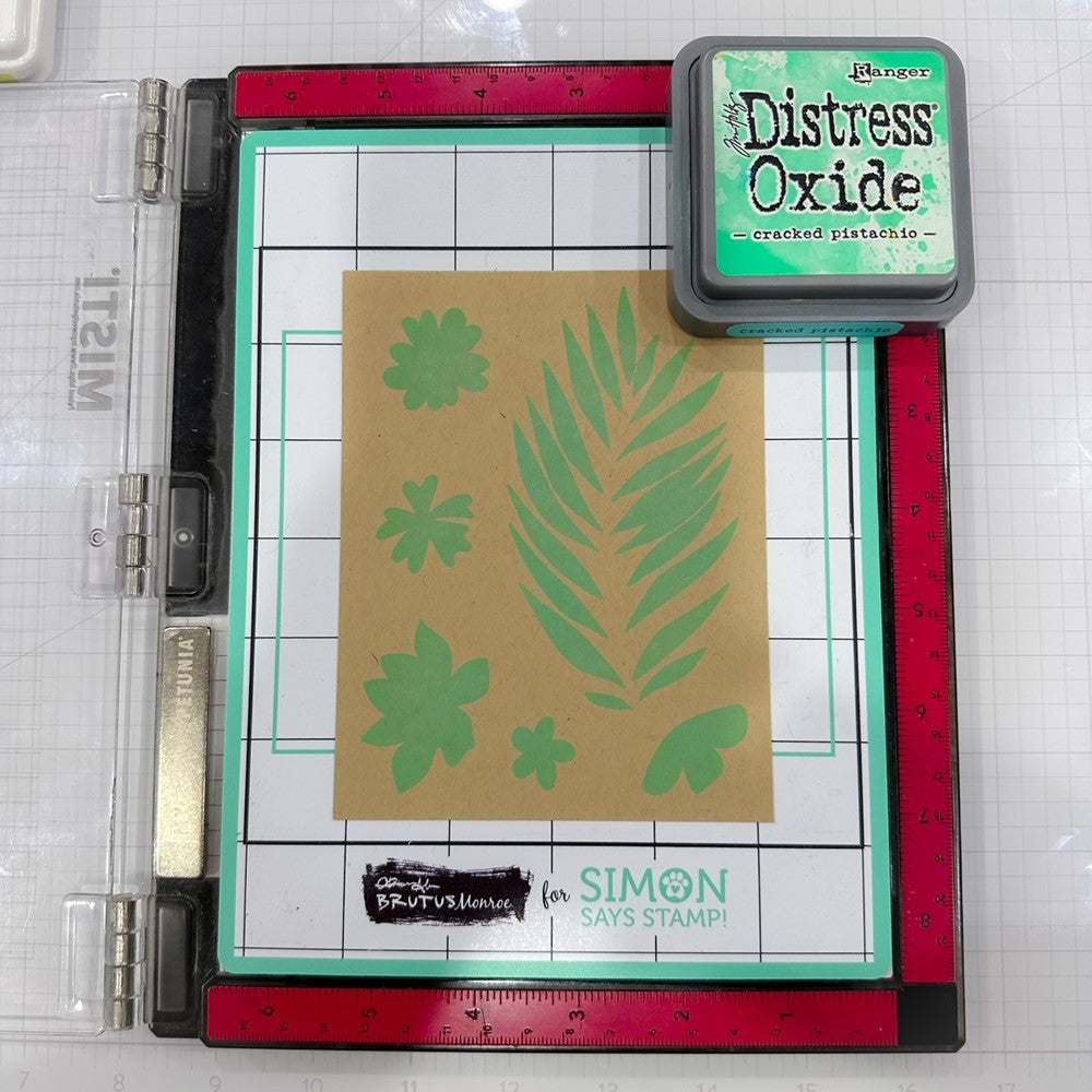 Green Stencil Mat Example | color-code:ALT01