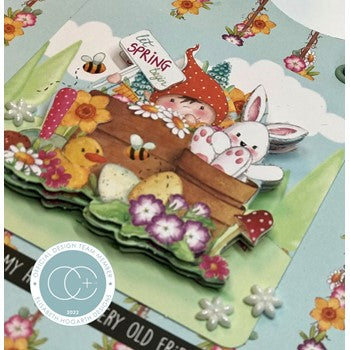 Craft Consortium Let Spring Begin 3D Decoupage CCDPAK012 Pots