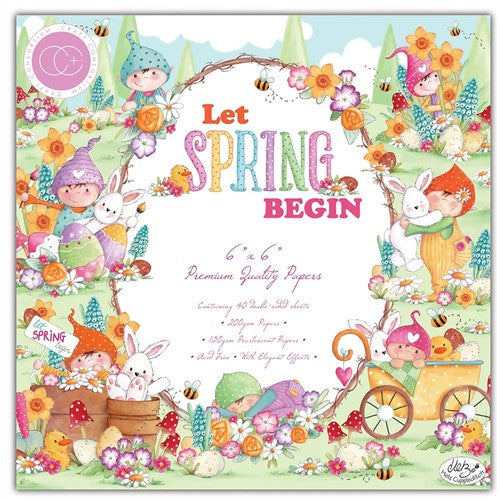 Craft Consortium Let Spring Begin 6 x 6 Paper Pad CCPPAD041B
