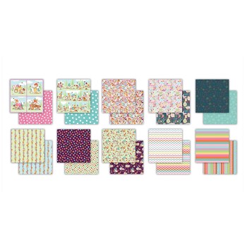 Craft Consortium Let Spring Begin 6 x 6 Paper Pad CCPPAD041B Stripes