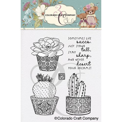 Colorado Craft Company Kris Lauren Stay Sharp Clear Stamps KL772