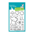 Lawn Fawn Elephant Parade Add-On Clear Stamps lf3067