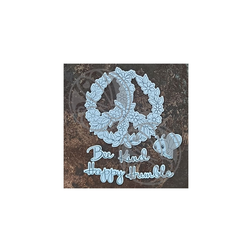 The Rabbit Hole Designs Peaceful Bees Dies trh-191d*