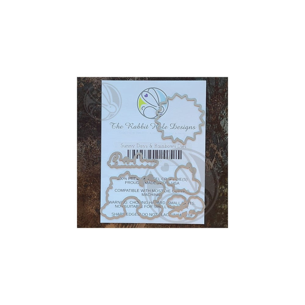 The Rabbit Hole Designs Sunny Days and Rainbow Dies TRH-193D