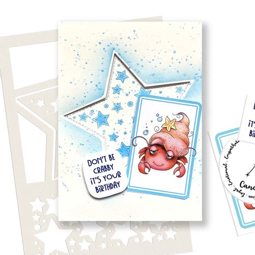 Polkadoodles Star Time Stencils pd8731 crab