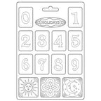 Stamperia Blue Dream Numbers A4 Soft Mold k3pta4557