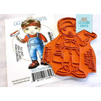 La-La Land Crafts Painter Luka Cling Stamps 5518*