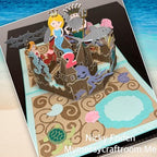 Karen Burniston Rectangles and Labels Dies 1233 mermaid