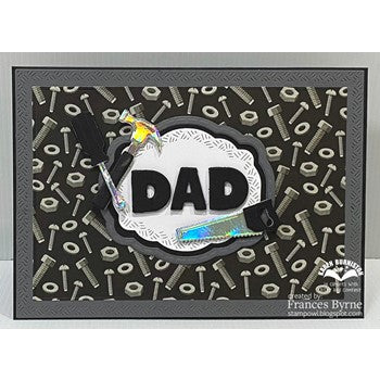 Karen Burniston Rectangles and Labels Dies 1233 dad