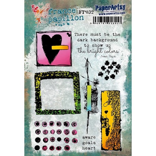 Paper Artsy France Papillon Cling Stamps fp032