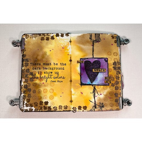 Paper Artsy France Papillon Cling Stamps fp032 book