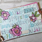 Paper Artsy JOFY 124 Cling Stamps jofy124 letters