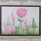 Paper Artsy JOFY Large Stencil ps372 flower