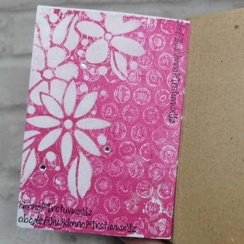 Paper Artsy JOFY Large Stencil ps373 pink