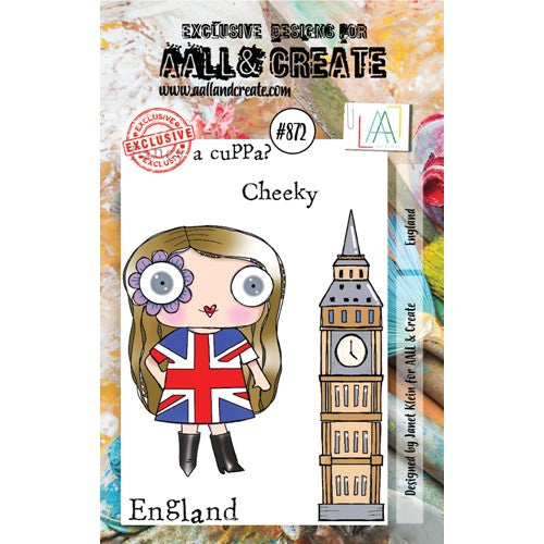 AALL & Create ENGLAND A7 Clear Stamps aall872