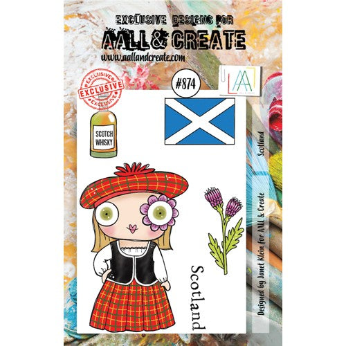 AALL & Create SCOTLAND A7 Clear Stamps aall874
