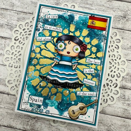 AALL & Create SPAIN A7 Clear Stamps aall876 stars