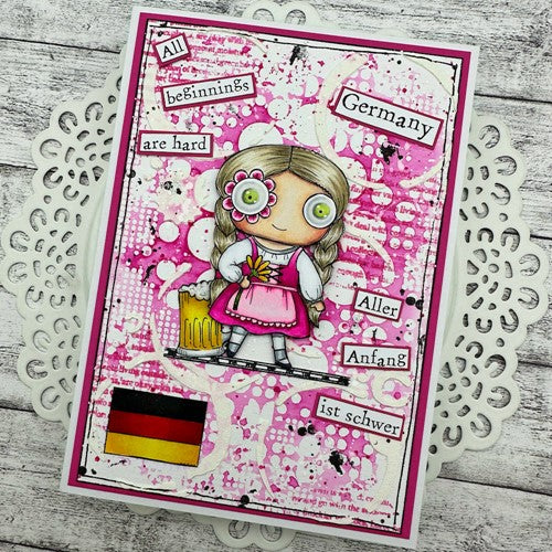AALL & Create GERMANY A7 Clear Stamps aall880 pink