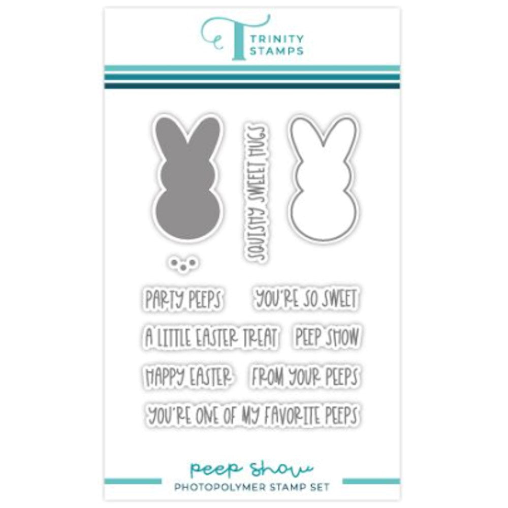 Trinity Stamps Peep Show Clear Stamp Set tps-228