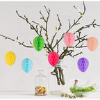 Easter Egg Honeycomb Paper Decorations set of 7 x0037 decoration idea