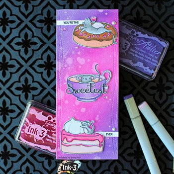 Inkon3 Sweetest Clear Stamps 99338 Mice