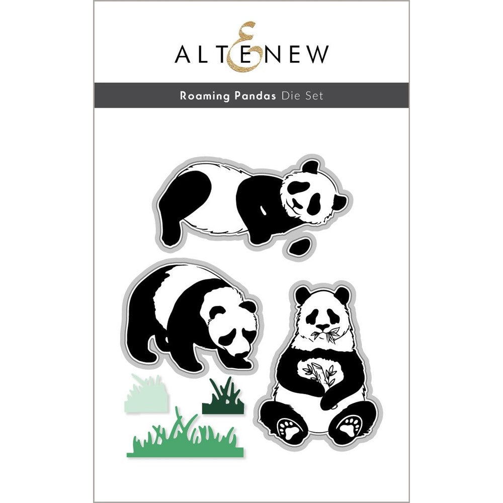 Altenew Roaming Pandas Die set