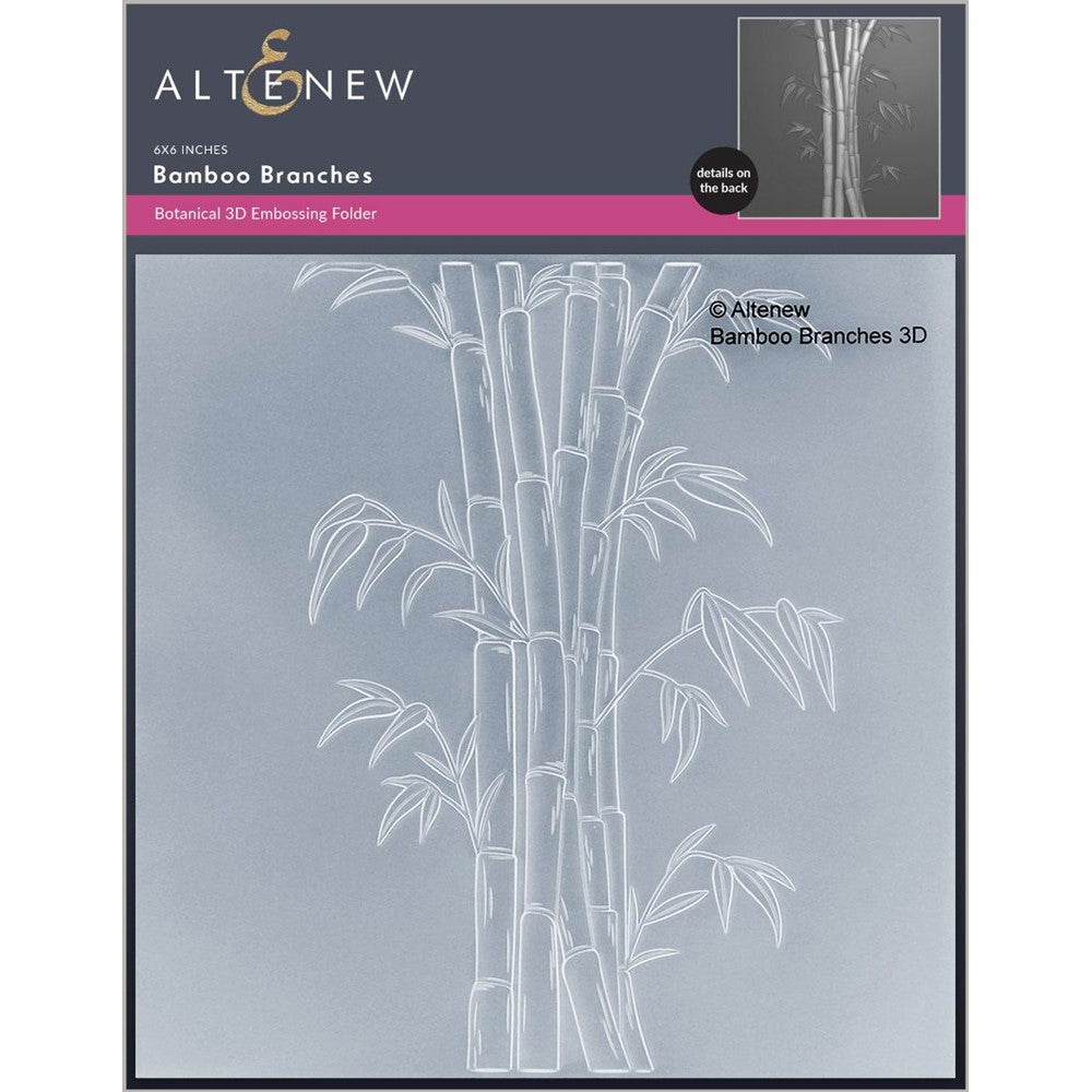 Altenew Bamboo Branches 3D Embossing Folder ALT7662