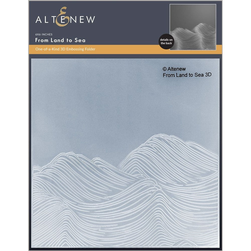 Altenew From Land to Sea 3D Embossing Folder ALT7656