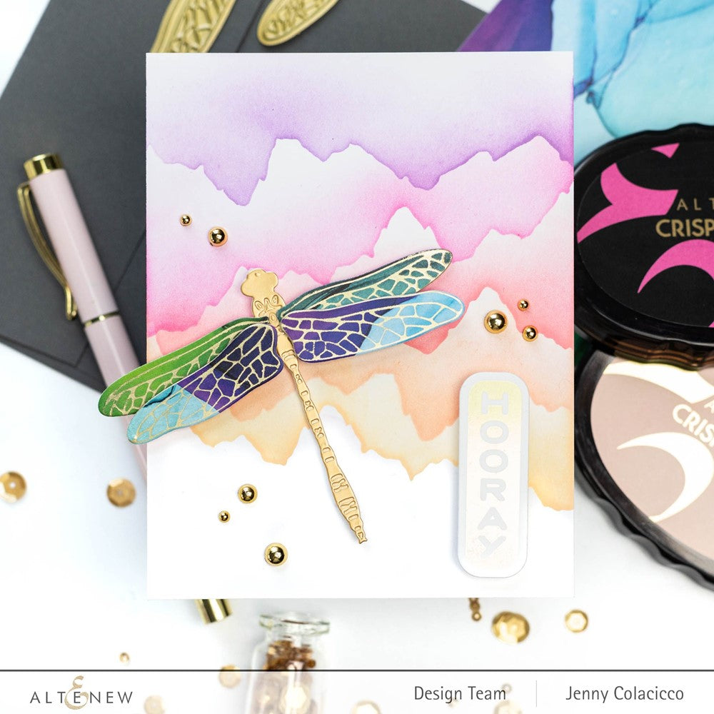 Altenew Delicate Dragonflies Dies ALT7649 mountains