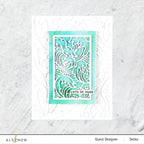 Altenew Zero Waste Leaf Pattern Die ALT7640 lots of hugs