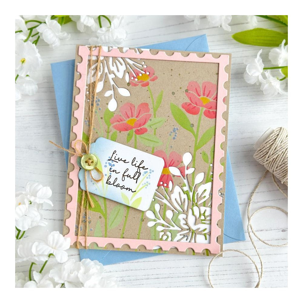 Papertrey Ink Just Sentiments Welcome Spring Clear Stamps 1477 tag