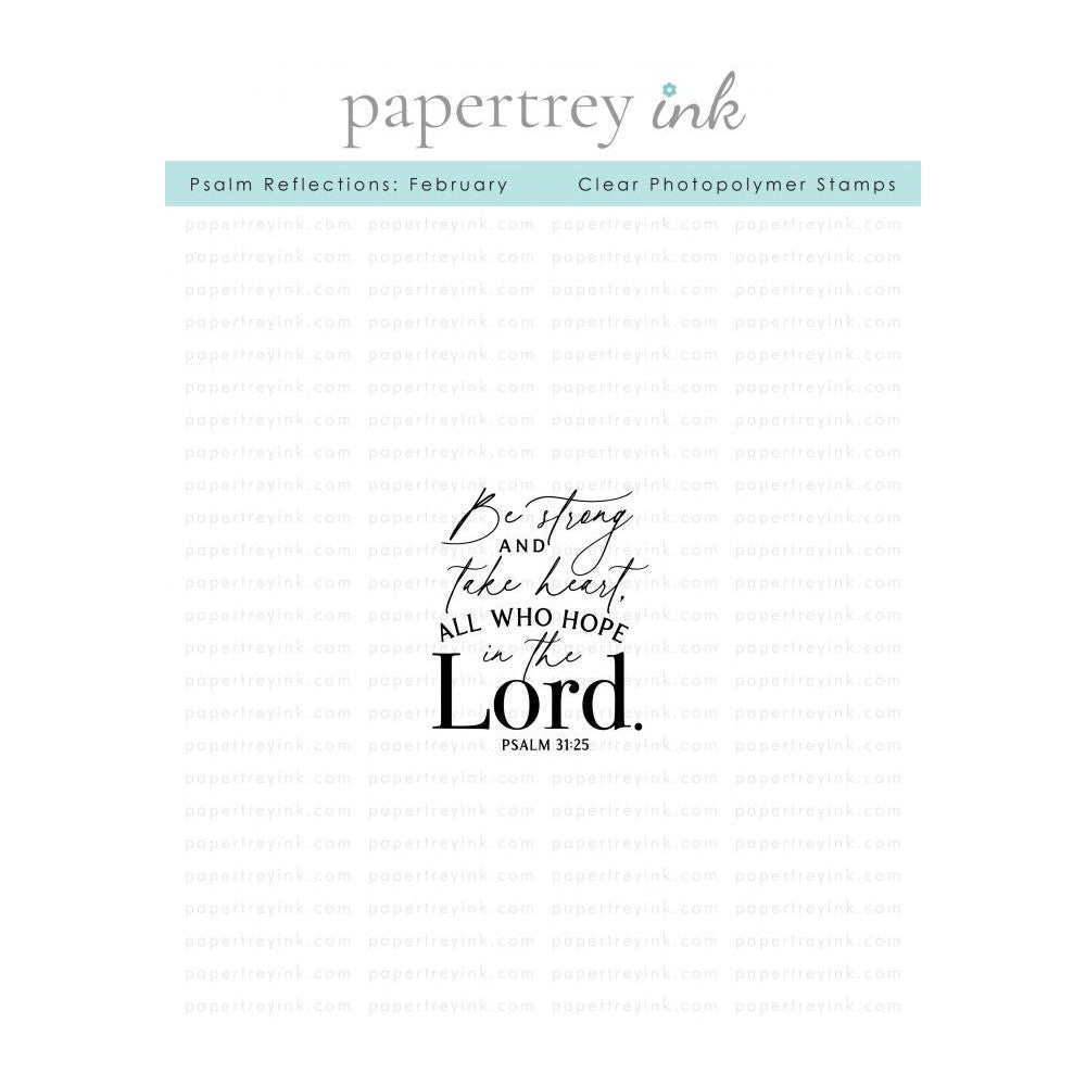 Papertrey Ink Psalm Reflections February Clear Stamps 1483