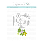 Papertrey Ink Into the Blooms Clover Dies PTI-0569