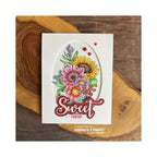 Whimsy Stamps Gerbera Daisies Vase Cling Stamp CWSD445 Daisies