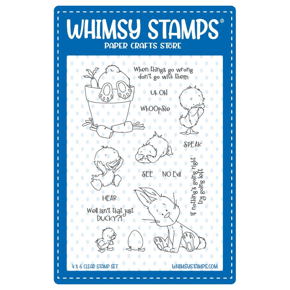 Whimsy Stamps Whoopsie Clear Stamps CWSD444