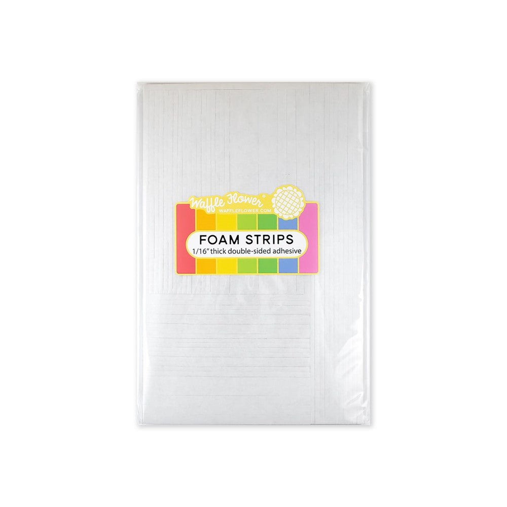 Waffle Flower Foam Strips Black 0.0625 inch thick WFE046
