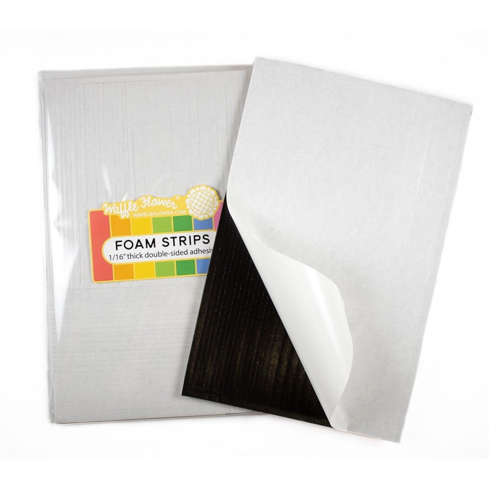 Waffle Flower Foam Strips Black 0.0625 inch thick WFE046 Foam Strips
