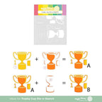 Waffle Flower Trophy Cup Die N Stencil 421263 Ideas