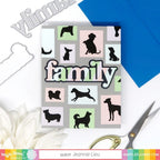 Waffle Flower Oversized Family Print Dies 421258 Family