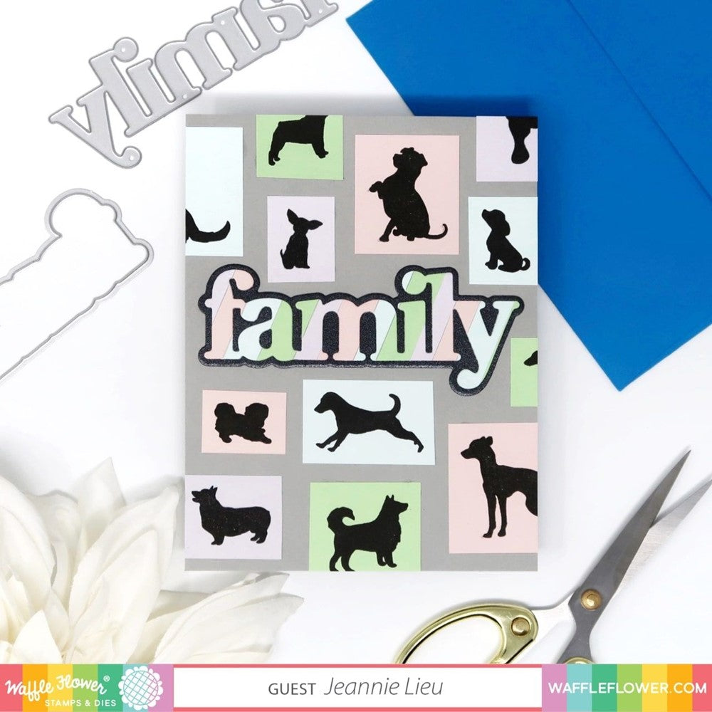 Waffle Flower Oversized Family Print Dies 421258 Family