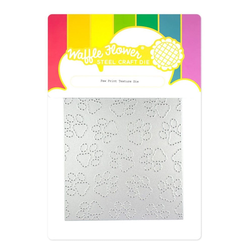 Waffle Flower Paw Print Texture Dies 421270