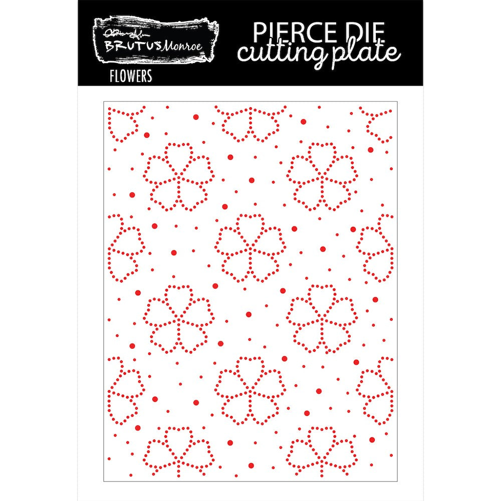 Brutus Monroe Flowers A2 Pierce Die bru2061