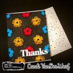 Brutus Monroe Flowers A2 Pierce Die bru2061 stitched