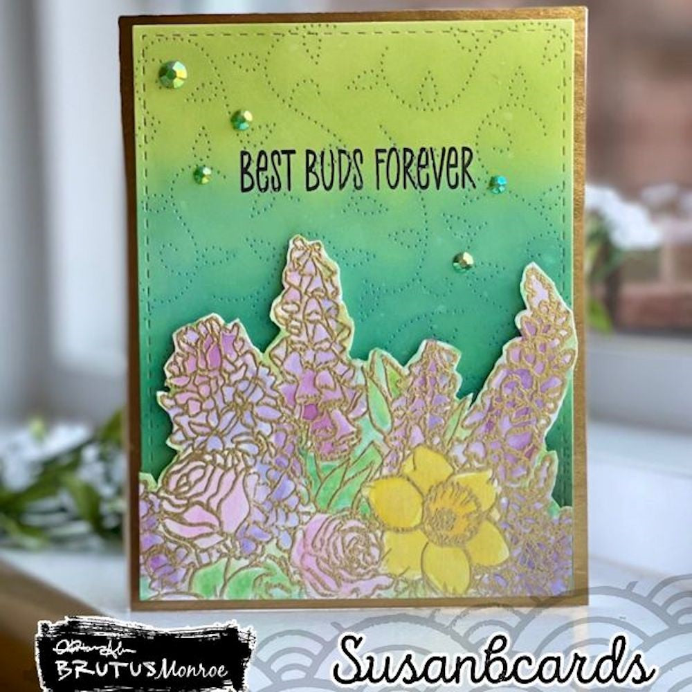 Brutus Monroe Vines A2 Pierce Die bru2177 blooms