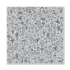 Hero Arts Cling Stamp Farmers Market Pattern Bold Prints CG905