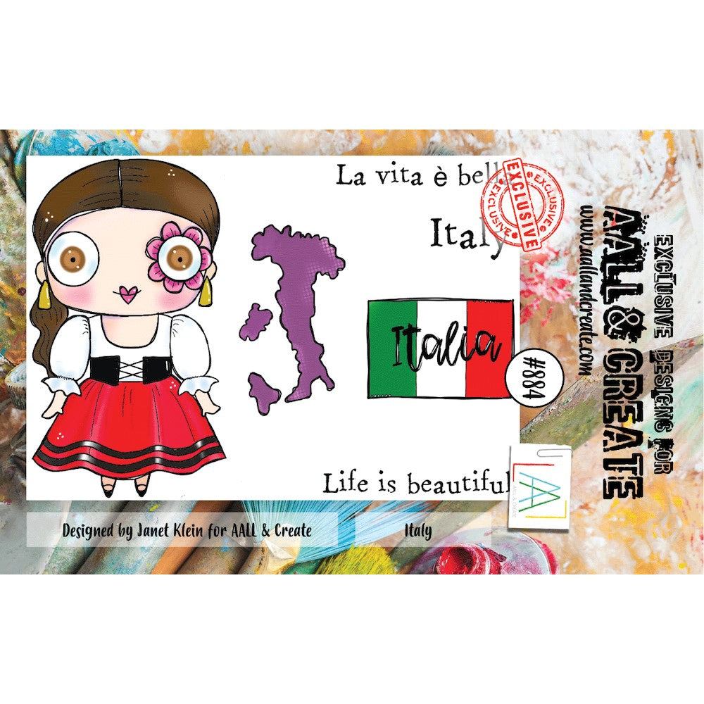 AALL & Create Italy A7 Clear Stamps aall884